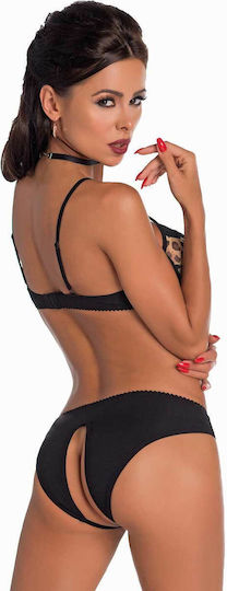 Set De Lenjerie Sexy Femei Bristol Negru