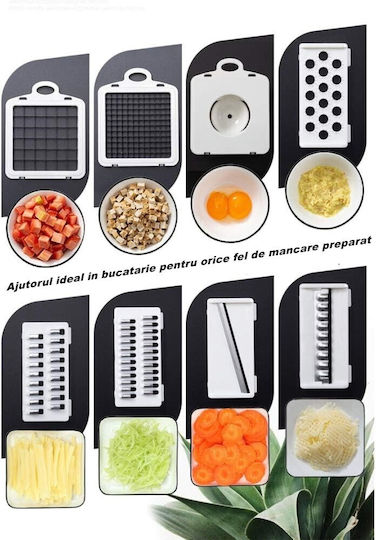 Alista Home Răzătoare Pentru Fructe Și Legume Din Oțel Inoxidabil Cu Container 32.2x11.3cm