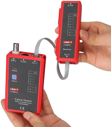 Uni-T UT681C Tester Καλωδίων Δικτύου RJ45 / RJ11 / BNC