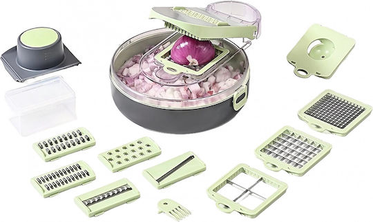 Alista Home Răzătoare Pentru Fructe Și Legume Din Oțel Inoxidabil Cu Container 29.5x9x21.8cm