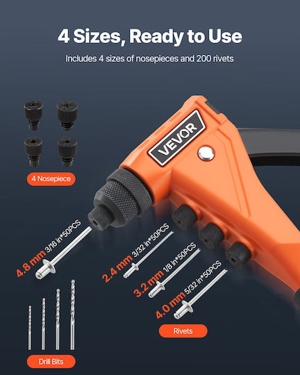 Vevor Vevor Riveters Set 50 Pieces