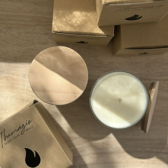 Themagio Lumânare Aromatică Din Soia Orhidee Întunecată Borcan Transparent 200gr