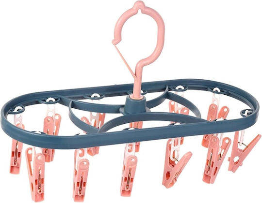 Alista Home Cârlige De Rufe Din Plastic 30x12.5cm Albastre