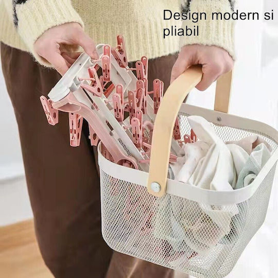 Alista Home Cârlige De Rufe Din Plastic 36x24cm Albe