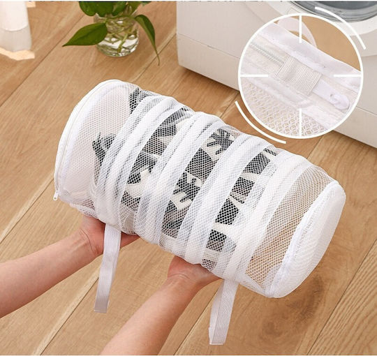 Sac Pentru Spălare Pantofi Alista Home Mașină de Spălat 40 X 19 Cm Alb