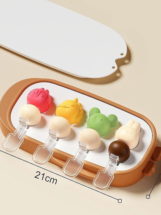 Alista Home Formă Pentru Tăvi Și Tăvi Pentru Copt Înghețată / Ice Lolly Din Silicon 21x12.8x3cm