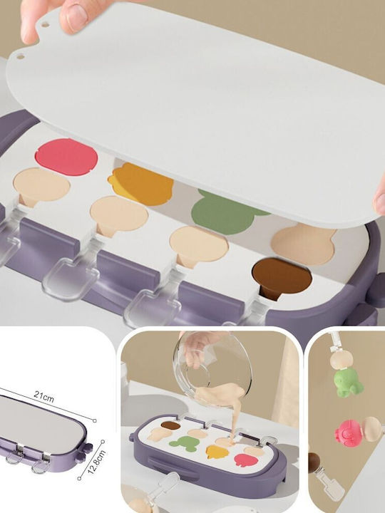 Alista Home Formă Pentru Tăvi Și Tăvi Pentru Copt Înghețată / Ice Lolly Din Silicon 21x12.8x3cm