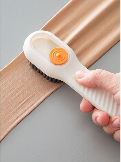 Perie Curățare Pantofi Recipient Detergent Alista Home Perie Multifuncțională Pantofi Spălare Peri Moi Nedăunători 17,3 X 4,5 X 6 Cm Culoare Albă
