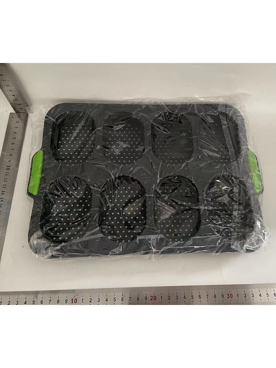 Alista Home Formă Pentru Patiserie Pentru Pâine Din Silicon 8 Locuri 34.5x23.8x2.5cm