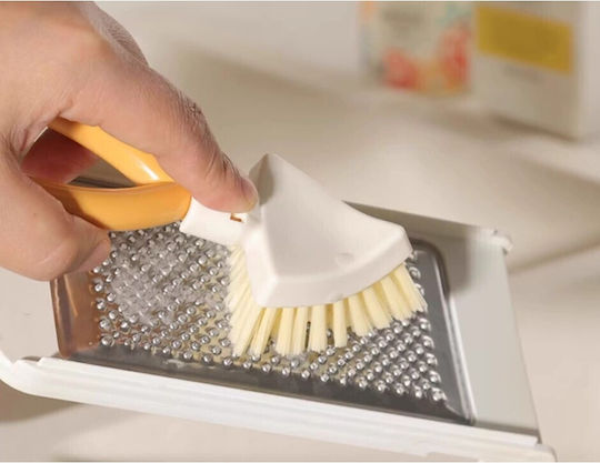 Multifunctional Brush Alista Home Foldable Triangular 15 X 3.5 X 5.8 Cm Orange
