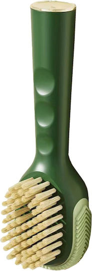 Perie Curățare Pantofi Recipient Detergent Alista Home Perie Multifuncțională Pantofi Spălare Perii Moi Fără Deteriorare 22x6x4 Cm Culoare Verde