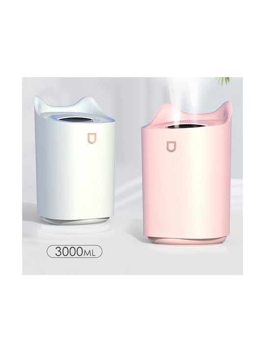 Alista Home LED Aromatherapie-Diffusor mit Timer Rosa 3000ml 123972