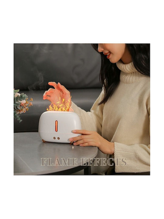 Alista Home Led Συσκευή Αρωματοθεραπείας Υπερήχων με Χρονοδιακόπτη Λευκή 250ml 123973