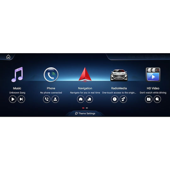 Digital IQ Car Audio System for Mercedes-Benz C Class 2007-2011 (Bluetooth/USB/WiFi/GPS/Apple CarPlay/Android Auto) with 10.25" Touch Screen