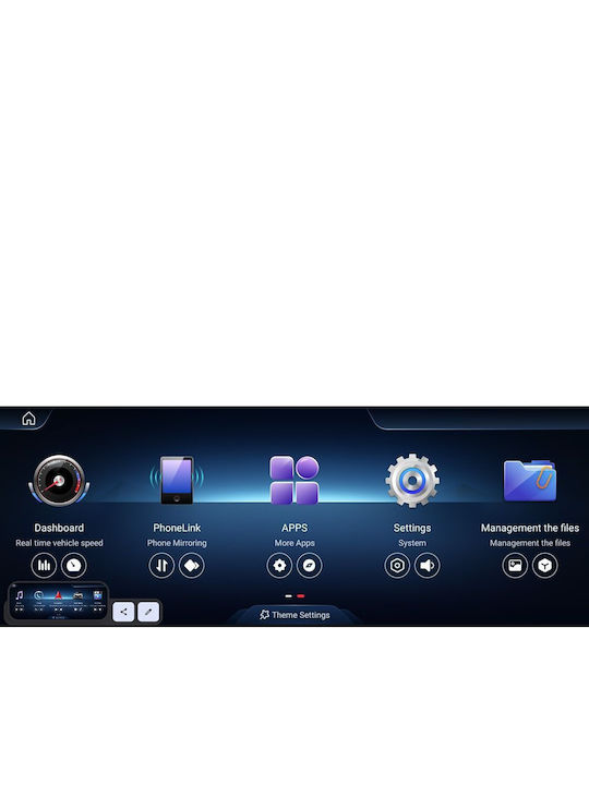 Digital IQ Car Audio System for Mercedes-Benz C Class 2012-2014 (Bluetooth/USB/WiFi/GPS/Apple CarPlay/Android Auto) with 10.25" Touch Screen