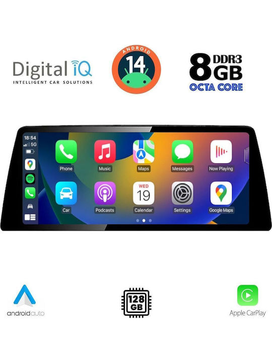 Digital IQ Car Audio System for BMW X3 (F25) 2011-2013 (Bluetooth/USB/WiFi/GPS/Apple CarPlay/Android Auto) with 12.3" Touch Screen