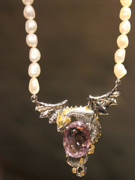 925 Silver Necklace Natural Ametrine Sapphires