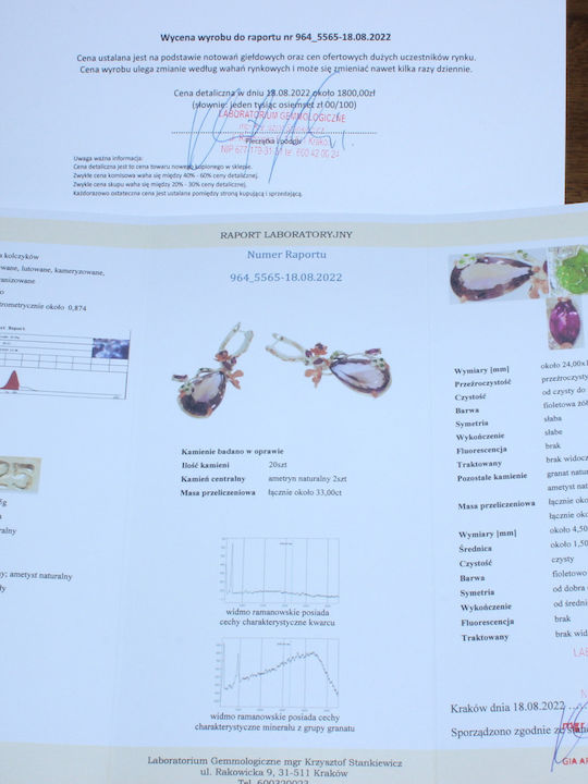 Songea Ringe Künstlerische 33,00ct Amethyst Zertifikat