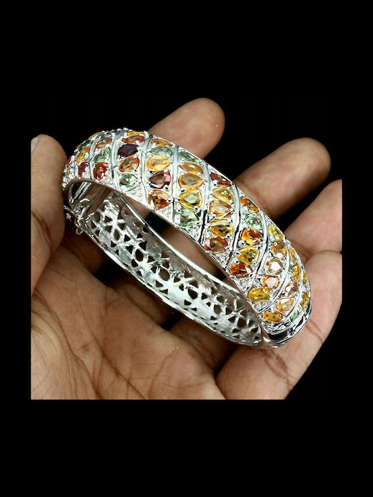 925 Armband Saphire 18 Karat Tourmaline Zertifikat
