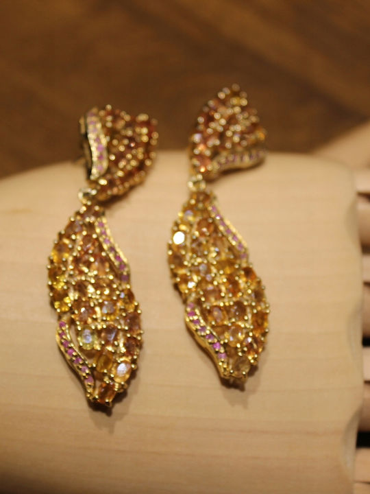 Beautiful Silver Sapphire Earrings Songea 2