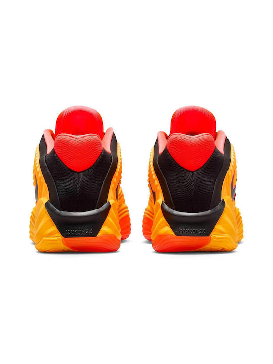 Giannis Freak 7 Fearless High Basketball Shoes Black Laser Orange Volt Bright Crimson