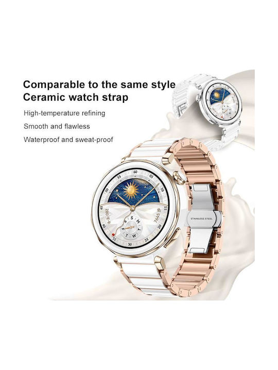 Huawei Watch Gt 6 41mm Gt 5 Pro 42mm Xdfind Keramik Edelstahl Uhrenarmband Roségold