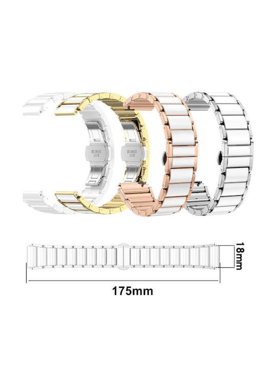 Huawei Watch Gt 6 41mm Gt 5 Pro 42mm Xdfind Ceramic Stainless Steel Watch Band Pure White