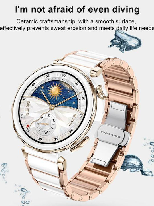Huawei Watch Gt 6 41mm Gt 5 Pro 42mm Xdfind Keramik Edelstahl Uhrenarmband Roségold