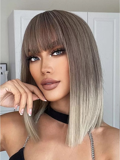 Animis Beauty Perucă cu Păr Sintetic în Nuanță Blondă 40cm