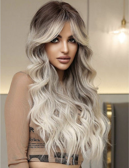 Animis Beauty Περούκα με Συνθετική Τρίχα σε Ξανθό Χρώμα 60cm