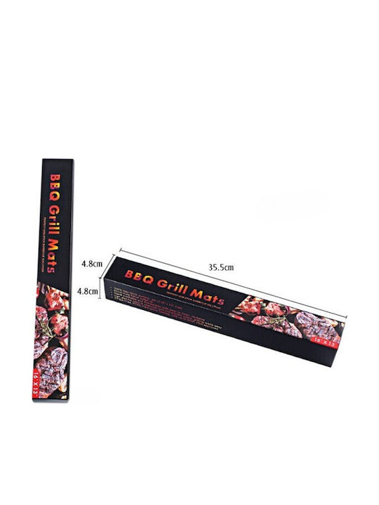 Set 4 Folii Teflonate Antiaderente Alista Home Multifuncționale Rezistente la Apă și Temperatură Înaltă Pentru Grătar Cuptor Bbq Grill 40x33 Cm Negre