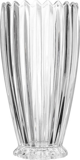 Decorative Beige Glass Vase