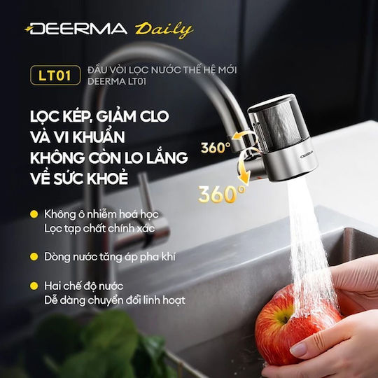 Deerma Lt01 Wasserfilter Für Wasserhahnmontage