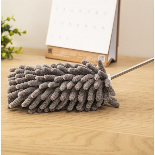 Mop De Curățare Cu Microfibre Alista Home Set 2 Capete Detasabile Mop Cu Microfibre Cu Mâner Extensibil Eva Ambalat În Husă Cu Fermoar Gri