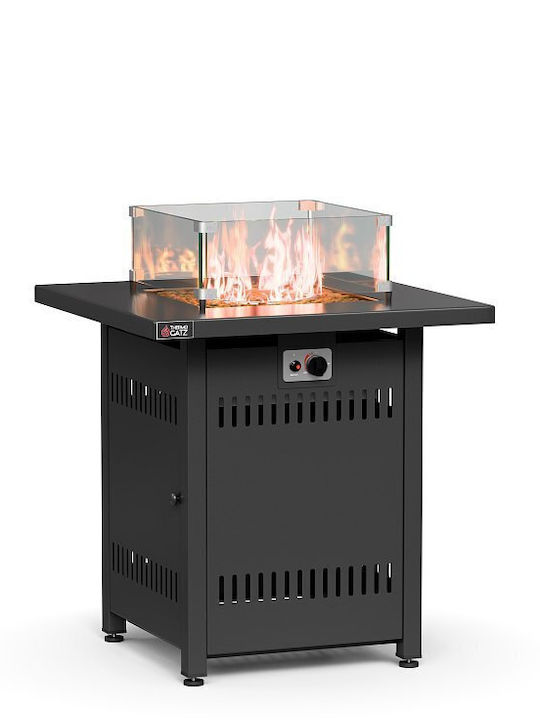 Thermogatz Firepit Tg Table 72h64 Black