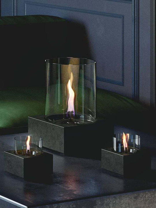 Tenderflame Focar Interior din metal Negru
