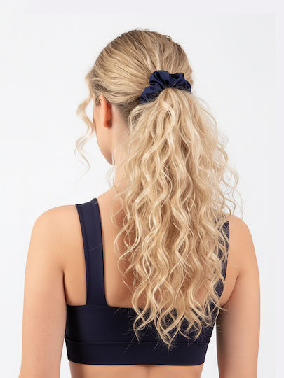 Scrunchie Hair Scrunchie Ac124 Scrunchie Monochrome Navy Blue