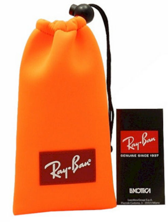 Ray Ban Ovale Kinder-Sonnenbrillen mit Polarisiertem Spiegel Braun für 7-11 Jahre