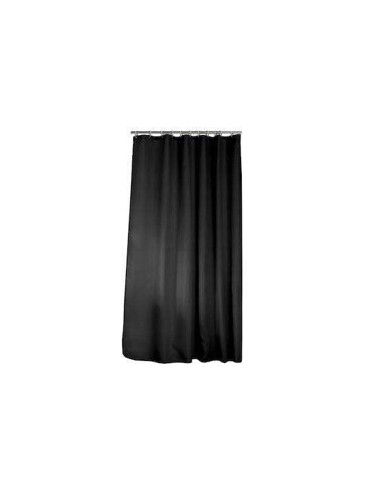 Flamingo Quartz Noir Κουρτίνα Μπάνιου Υφασμάτινη 180x200 cm Blue