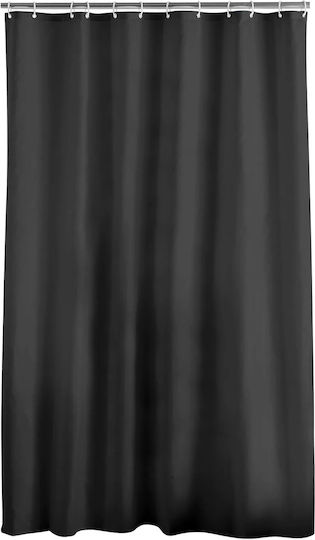 Κουρτίνα Μπάνιου 180x200cm Μαύρη