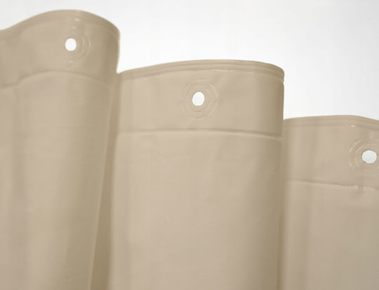 Douceur d'Intérieur Shower Curtain 180x200cm Taupe