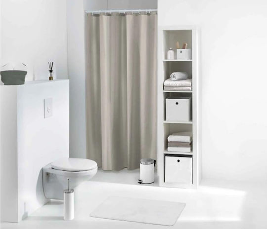 Douceur d'Intérieur Κουρτίνα Μπάνιου 180x200 cm Taupe