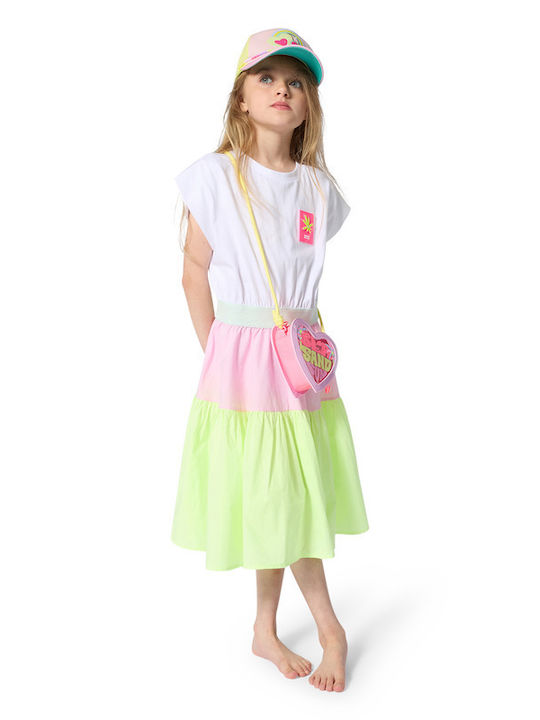 Girls Dress Striped Multicolour