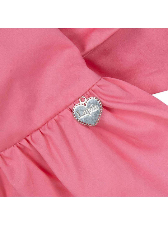 Girls Dress Pink-Coral