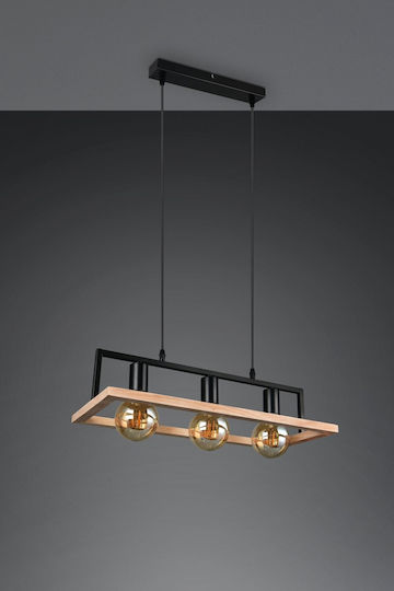 Trio Lighting Black Pendant Ceiling Light