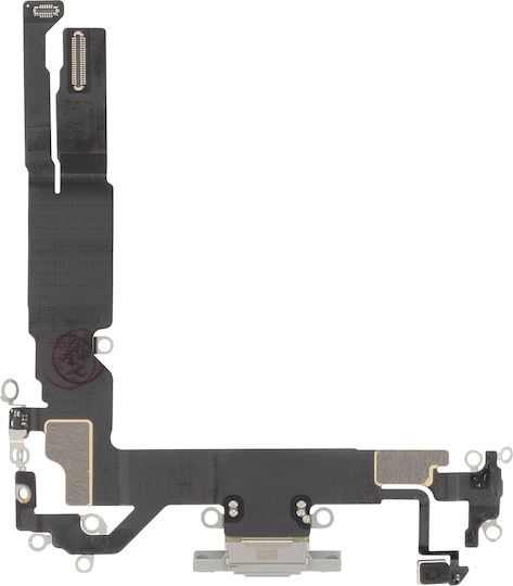 Clappio Conector De Încărcare Usb-c Iphone 17 Microfon Integrat Alb