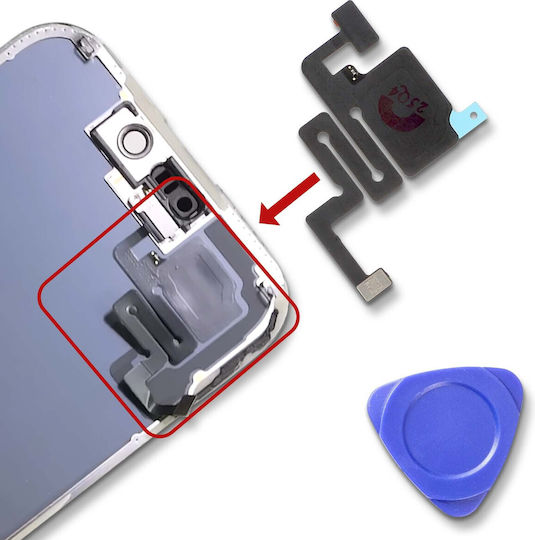 Clappio Ersatzkabel für Annäherungssensor Flex für iPhone 17 Schwarz