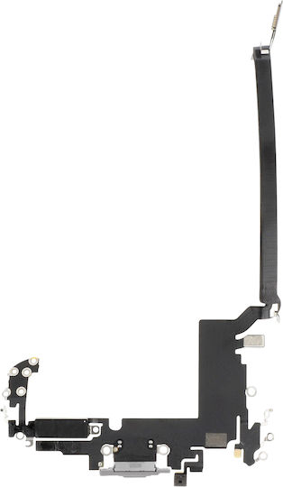 Clappio Usb-c Charging Connector Iphone 17 Pro Max Integrated Microphone Silver