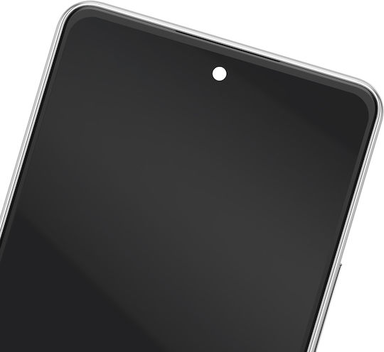 Clappio Ecran Galaxy A53 Panou Oled Sticlă Tactilă Șasiu Alb
