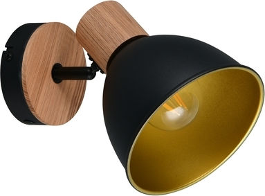 Trio Lighting Едно Таванно Спот В Черен Цвят